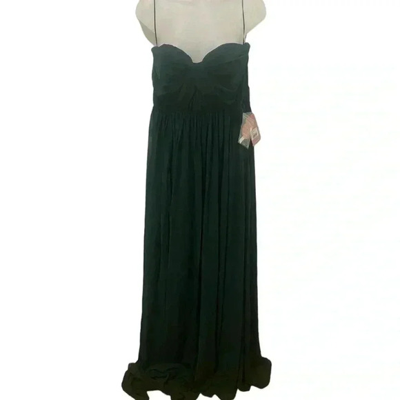 New Birdy Grey Grace Emerald Green Gown Size Large - Picture 2 of 8